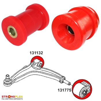 Silentblocs polyuréthane pour bras avant, Vectra C, Signum, Fiat Croma, Cadillac BLS, Saab 9-3