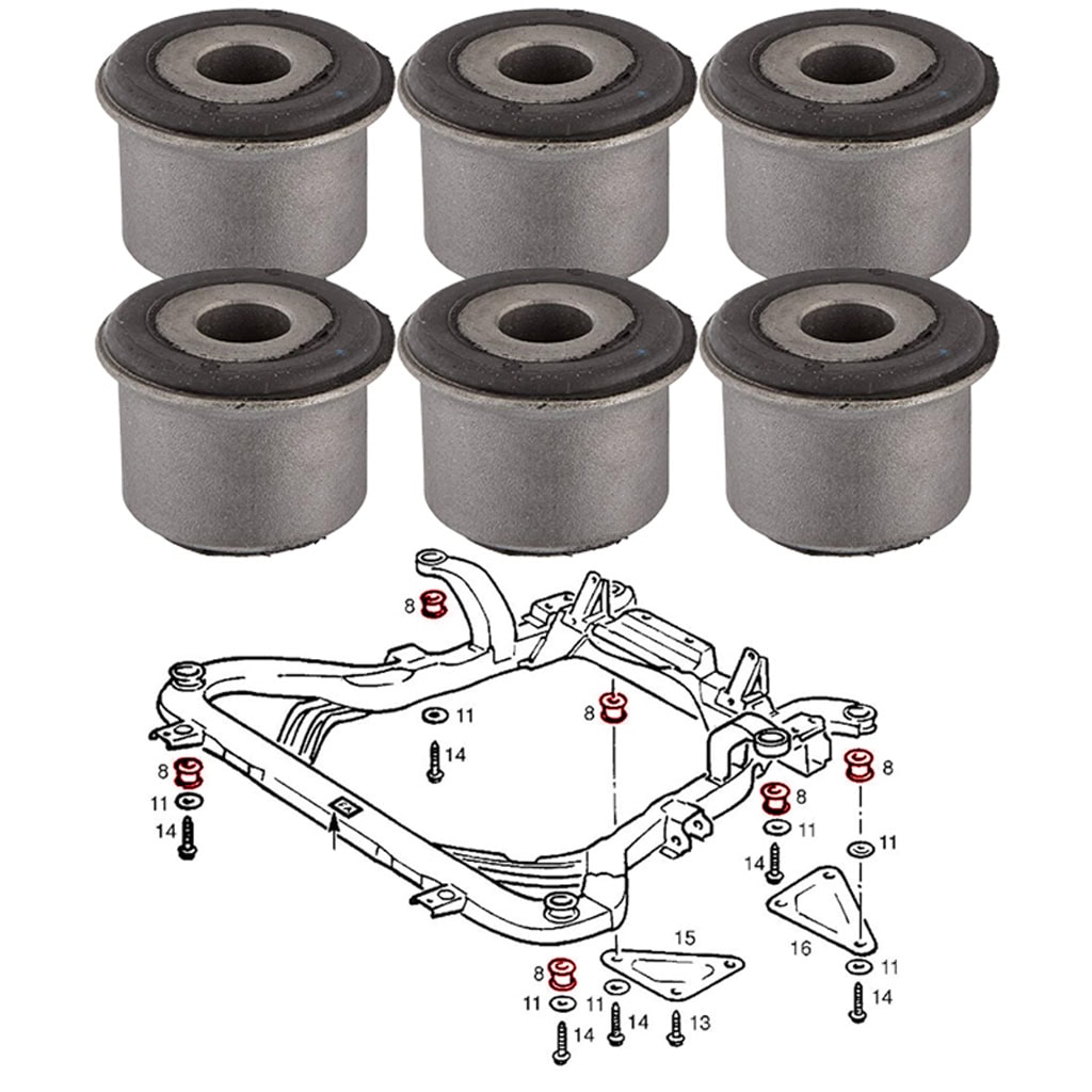 ASTRA G H ZAFIRA A B Front subframe bushes 0302067