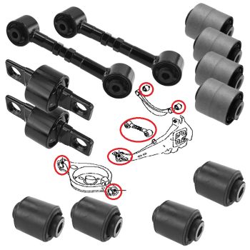 Kit silentblock suspensión trasera, Mazda 6