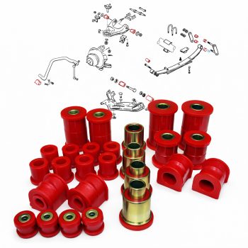 Kit silentblocs polyuréthane de suspension avant/arrière, Frontera A