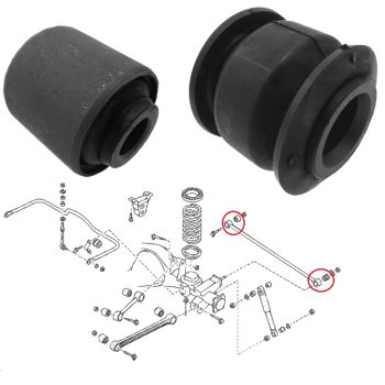Silentblocks de barra Panhard, Terrano I, Terrano II