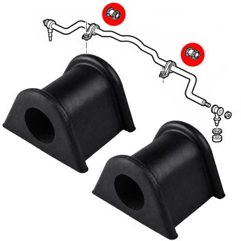 Silentblocs de barre stabilisatrice avant, Fiat Multipla