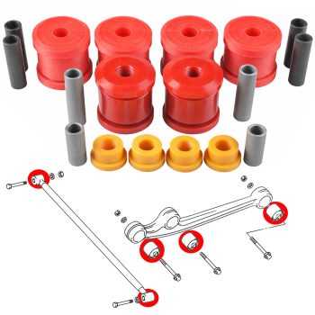 Suzuki Jimny SN kit boccole in poliuretano per bracci sospensione anteriore