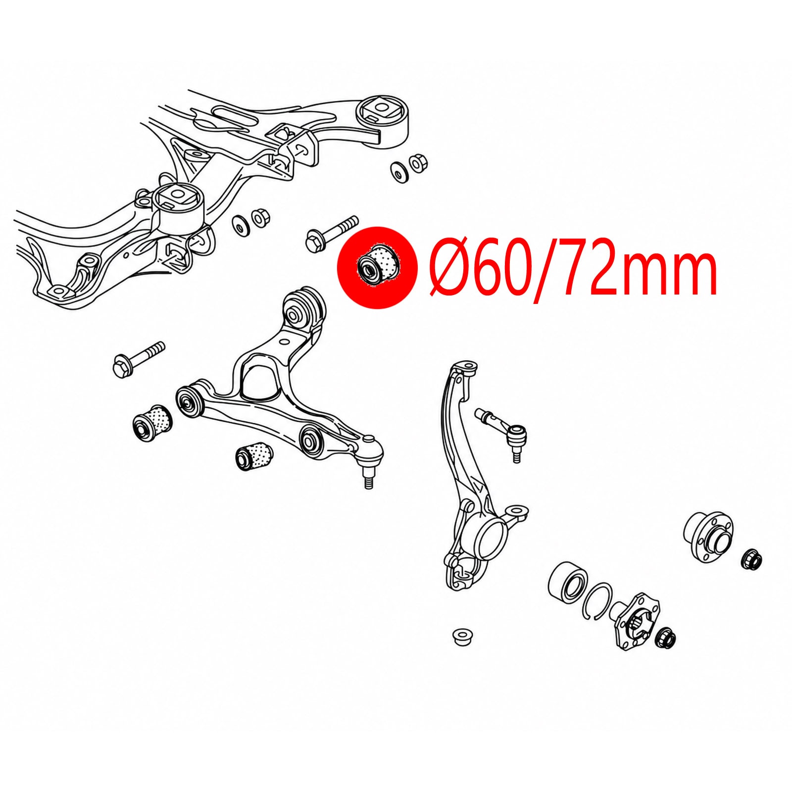 diagramma braccio posteriore Audi Q7 4LB
