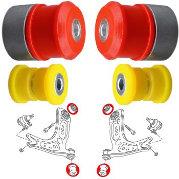 Silentblocs des bras avant, Audi, Seat, Skoda, VW