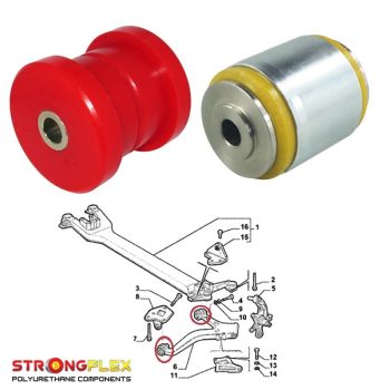 Silentblocks de brazo trasero Alfa 166