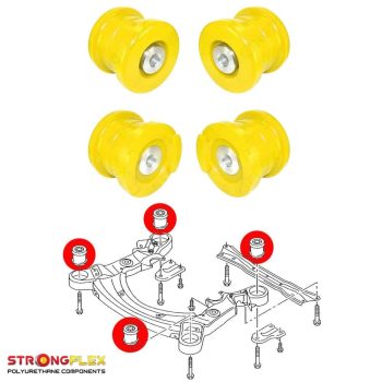 Boccole culla anteriore in poliuretano Audi A6 C6