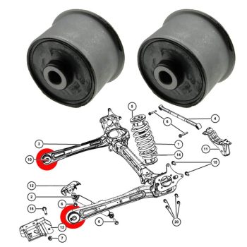 Rear beam bushes, Voyager V, Caravan V