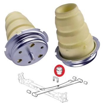 Anschläge der hinteren Blattfedern Ducato, Jumper, Boxer (1800Kg)