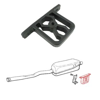 Supporto per tubo di scappamento, BMW Serie 8 E31, Serie 3E36