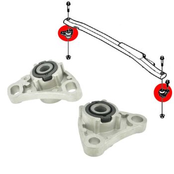 Supports de bras de liaison de berceau pour Volvo S60, S80, V70, XC90