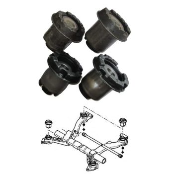 Silenziatori per culla posteriore Peugeot 206