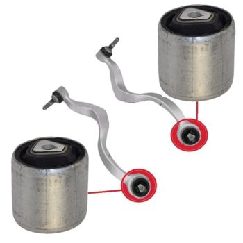 Silentblocs des bras avant pour BMW Serie 1 E87, Serie 3 E90, 5 E60, 6 E63, 7 E66
