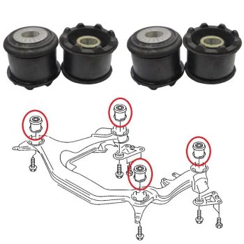 Silentblocks de cuna de motor para Audi A4, A6 C5, VW Passat