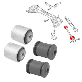 Silentblocks para brazos traseros, Alfa Romeo Giulietta 940