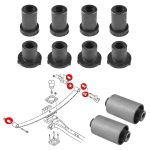 Rear leaf springs bushes, Nissan NV200