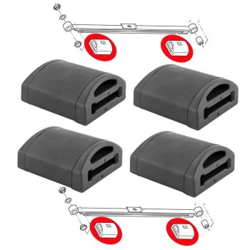 Topes de ballesta traseros para Ford Transit