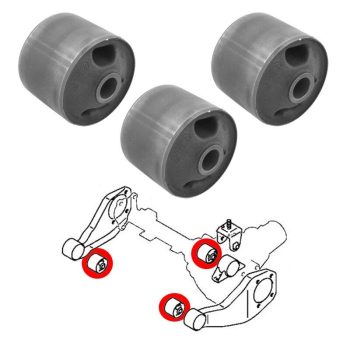 Differential support silentblocs kit, L200 KB4T, Pajero Sport