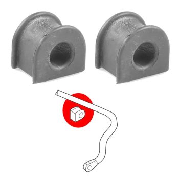 Silentblocs de barre stabilisatrice avant pour Audi A4 8E2/B6/8E5/8H7/8HE (16mm)