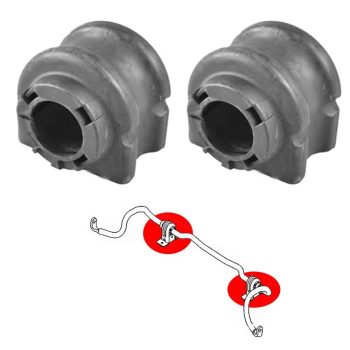 Boccole per barre stabilizzatrici anteriori per Renault Kangoo, Mercedes Citan (Ø22 mm)