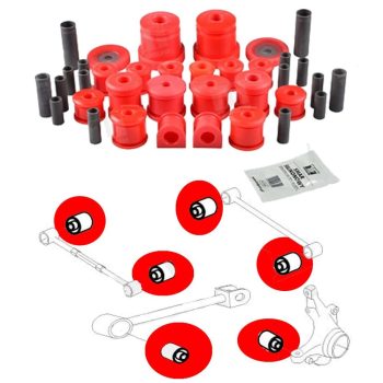 Kit di sospensioni anteriori e posteriori per Land Rover Freelander I