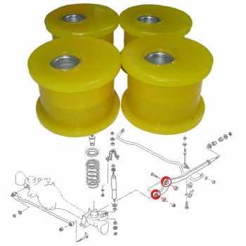 Nissan Patrol GR Y60 Y61 boccole eccentrici in poliuretano per bracci anteriori