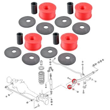 Nissan Patrol GR Y60 Y61 boccole eccentrici in poliuretano per bracci anteriori