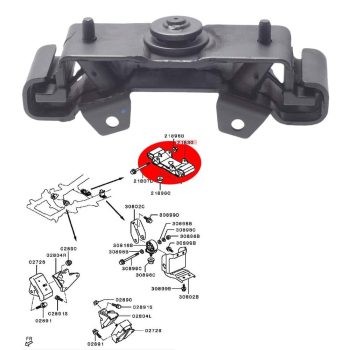 Transmission mount, L200, Pajero Sport