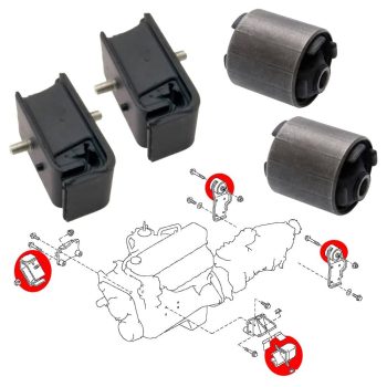 Nissan Cabstar rear engine mount and front engine mount bushes