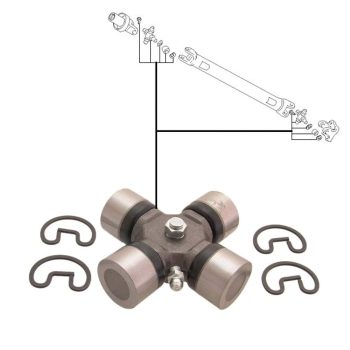 Croisillon d'arbre de transmission pour Hyundai, Mazda