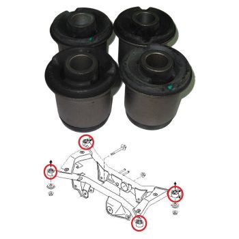 Silentblocs de berceau arrière pour X-Trail T30