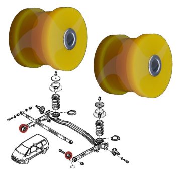 Boccole del telaio dell'asse posteriore, Avantime, Espace II/III
