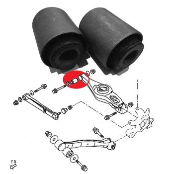 Rear arms bushes, Pajero III, Pajero IV