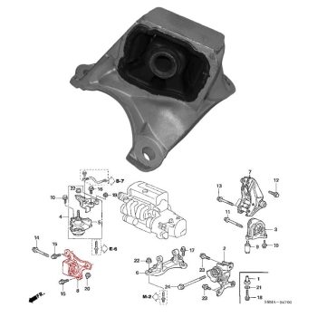 Support moteur avant Honda Civic / FR-V