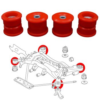 Silentblocs du berceau arrière, BMW Serie 1/2/3/4/X1
