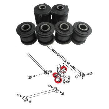 Silentblocks para manguetas traseras, Toyota Avensis, Camry, Corolla, Sprinter