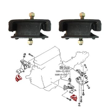 Motorhalterungen vorne, Mazda MAXI E2200