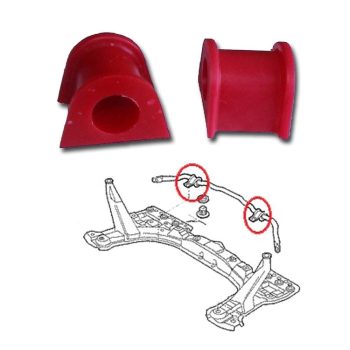 Silenciadores de barra estabilizadora delantera para Alfa Romeo 147, 156, GT