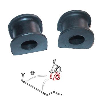Silentblocs de barre stabilisatrice avant pour Rover 75