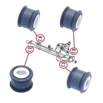Silentblocs pour crémaillère de direction Honda CR-V