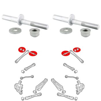 kit pernos excéntricos, ajuste camber para brazos traseros BMW X3, BMW X4