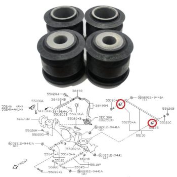 Silentblock per barre Panhard, Patrol Y60, Patrol Y61