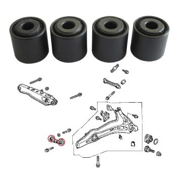 Silentblocs pour deux bras arrières; Honda CR-V