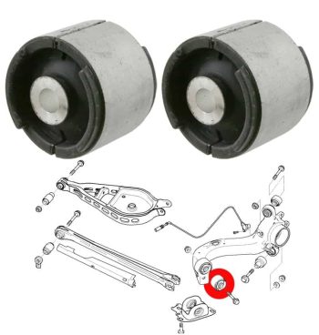 E36/E46/E83- 2 Silentblock per collegamenti posteriori