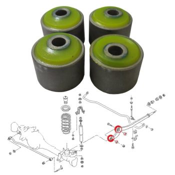 Nissan Patrol GR Y60 Y61 boccole eccentrici per bracci anteriori