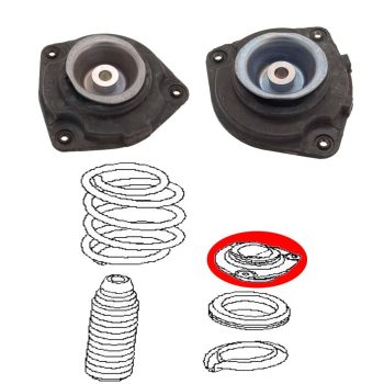 Supports des 2 amortisseurs avant pour Qashqai J10E, X-Trail T31