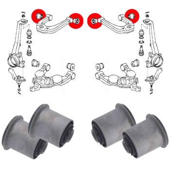 Silentblocs des bras supérieurs avant, Toyota Hilux VII