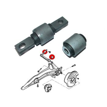 Silentblocs bras arrière Honda CRV, Concerto, Civic CRX, Civic