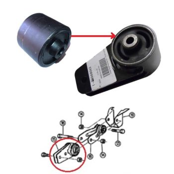 Silent bloc du support moteur inférieur Chrysler Voyager