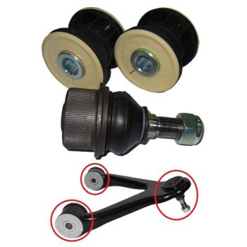 Silentblocs et rotule de bras supérieur avant, Iveco Daily II